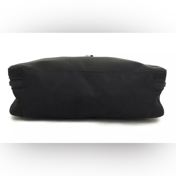 GIANNI VERSACE Medusa Nylon/leather Hand Bag Black - Picture 4 of 10